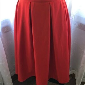 Urban Coco red skirt pleated SZ M  midi